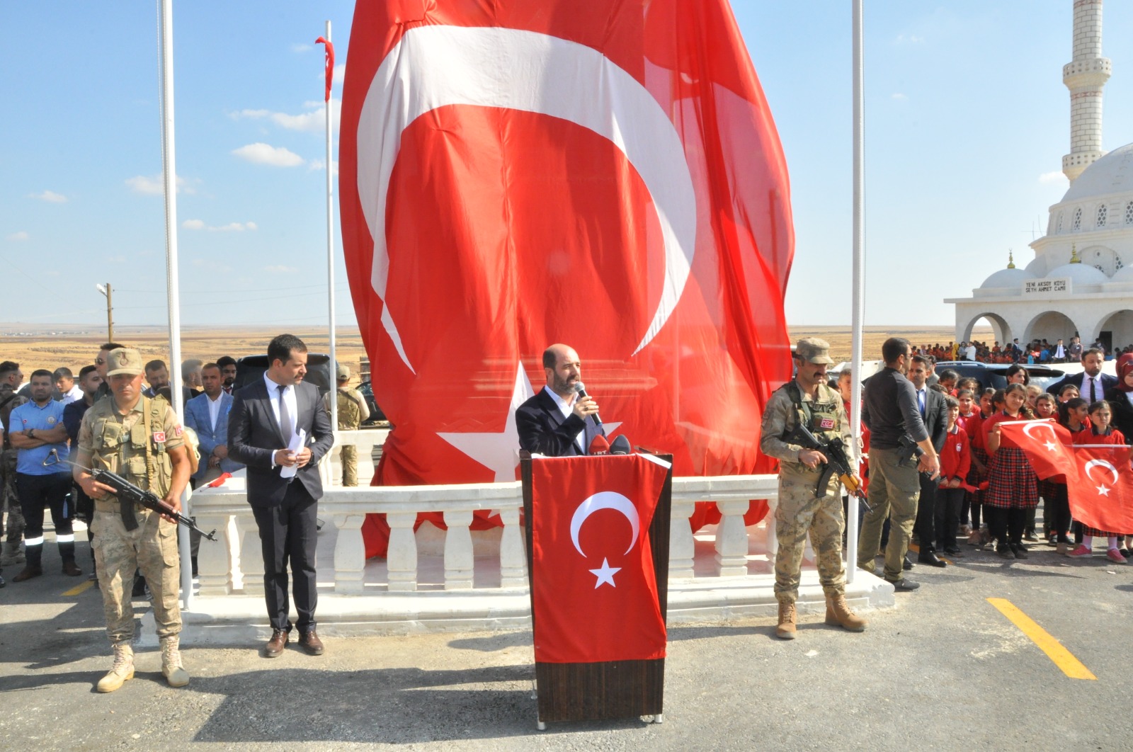 Şırnak İdil İlçesi Aksoy Köyü Şehitlik Anıtı Açılışı 15 Temmuz