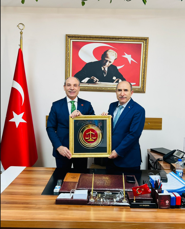 Cumhuriyet Başsavcı Vekili Sayın Halil Maçkaya Bey'i Makamında Ziyaret