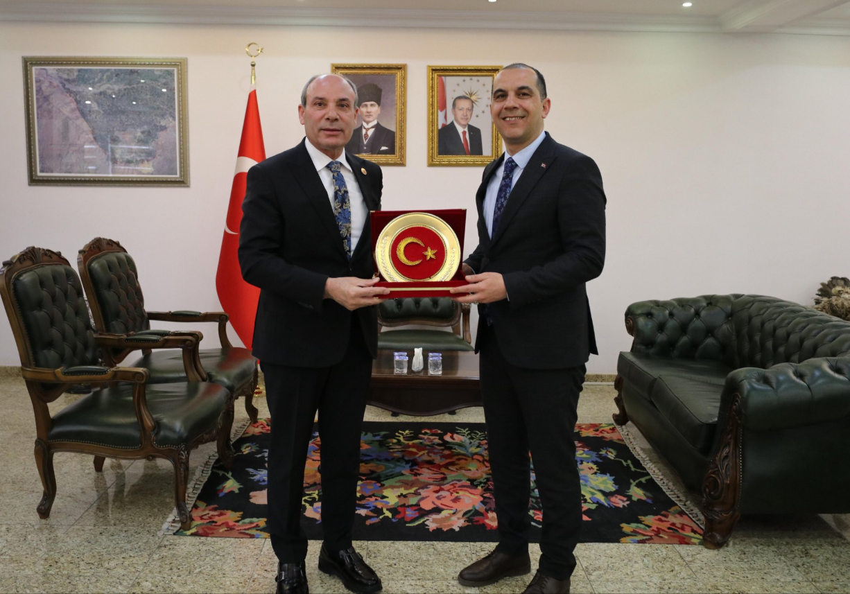 Valimiz Sayın Mustafa Fırat Taşolar’ı Makamında Ziyaret